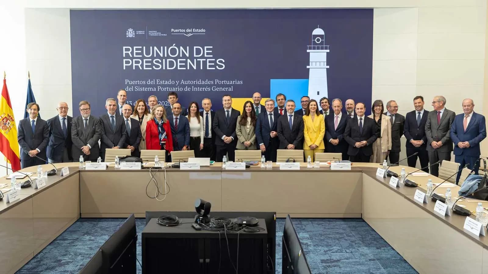 Puertos del Estado aborda con las Autoridades Portuarias los retos de la descarbonización de los puertos españoles