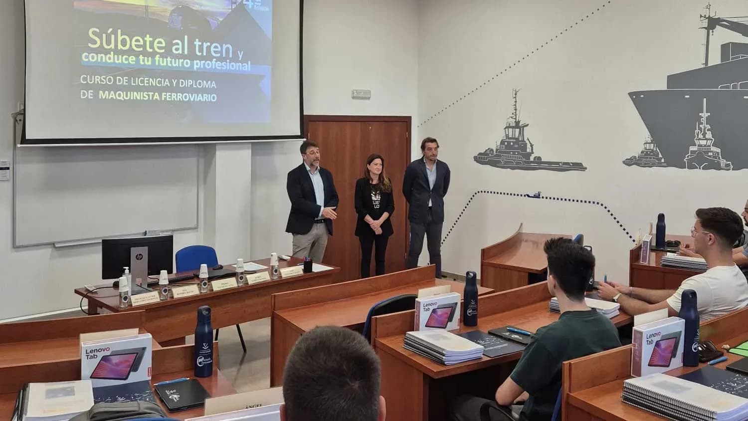 La Fundación Valenciaport inaugura la cuarta edición del curso de Maquinista Ferroviario