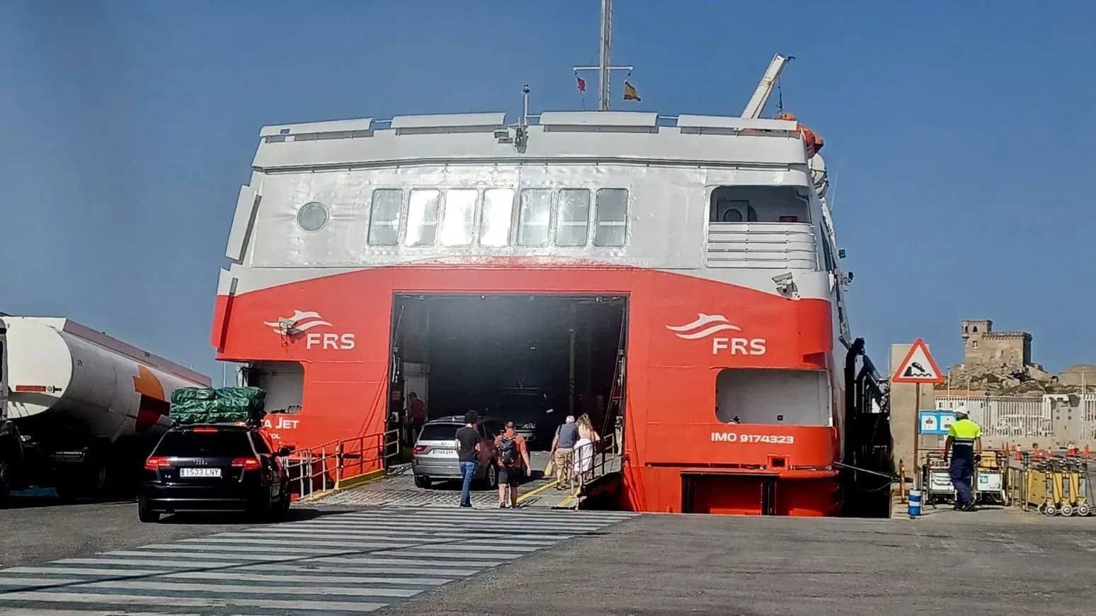 FRS Iberia Maroc / DFDS ha dejado de operar la ruta Tarifa-Tánger Ville, este domingo, tras 25 años