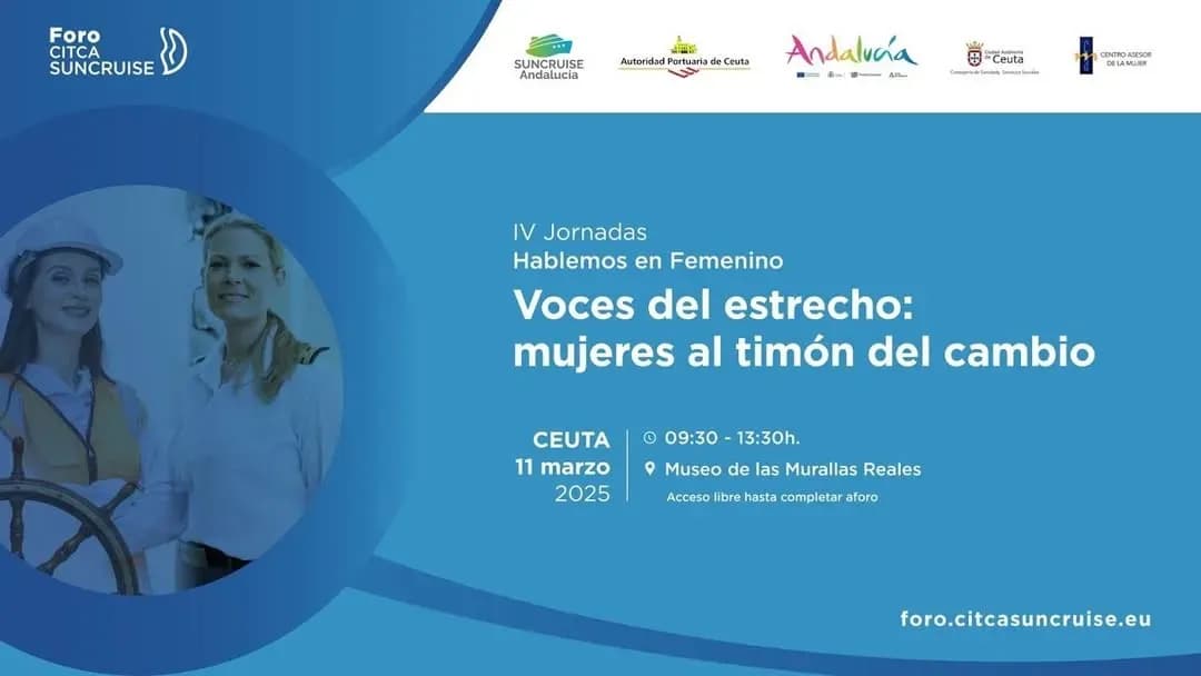 Ceuta acoge el Foro CITCA Suncruise sobre liderazgo femenino en el sector marítimo