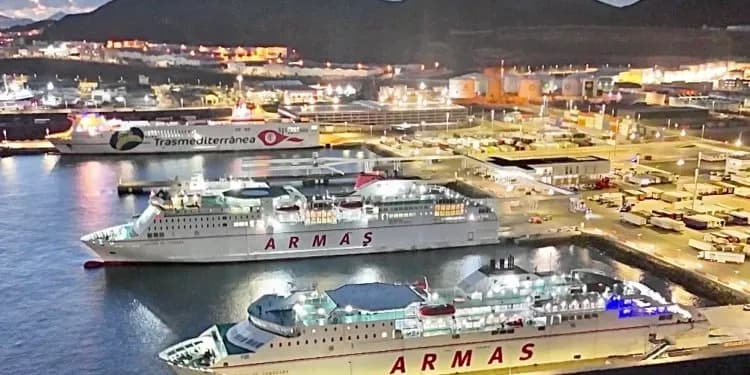 Grupo Armas Trasmediterránea ha cerrado el año 2024, transportando 3,3 millones de pasajeros y 1,1 millones de vehículos