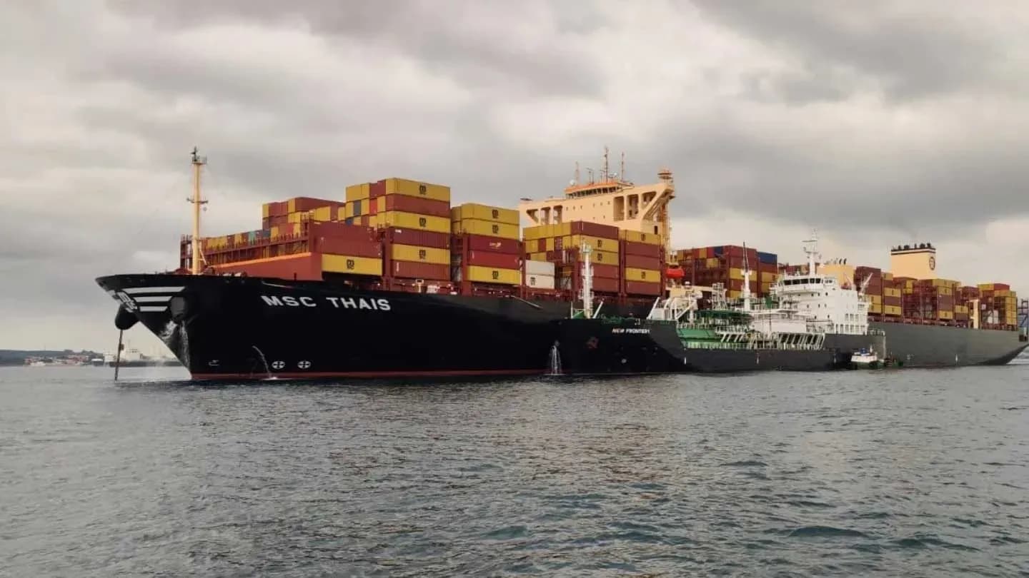 El Puerto de Algeciras acoge una nueva operación de suministro de GNL en fondeo
