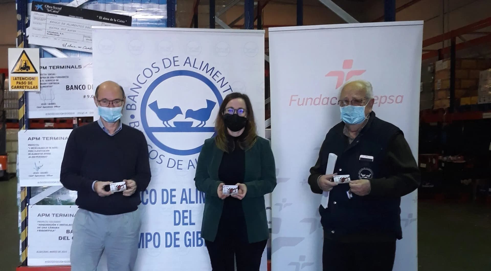 Fundación Cepsa dona tarjetas de combustible al Banco de Alimentos del Campo de Gibraltar