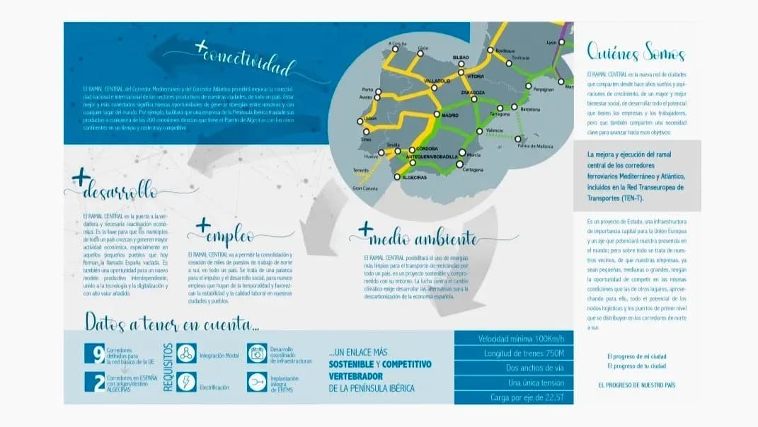 Landaluce invita a los alcaldes del Corredor Ferroviario a unirse a la plataforma “Ramal Central”