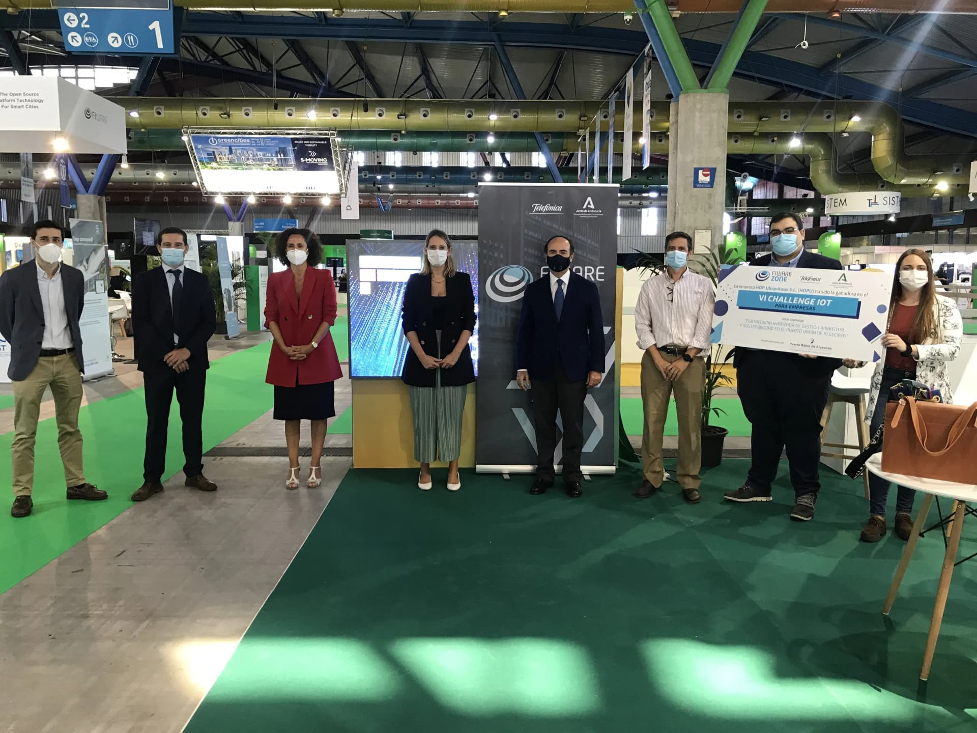 APBA, Junta de Andalucía y Telefónica premian una propuesta de plataforma basada en inteligencia artificial e instalación de sensores de medición ambiental