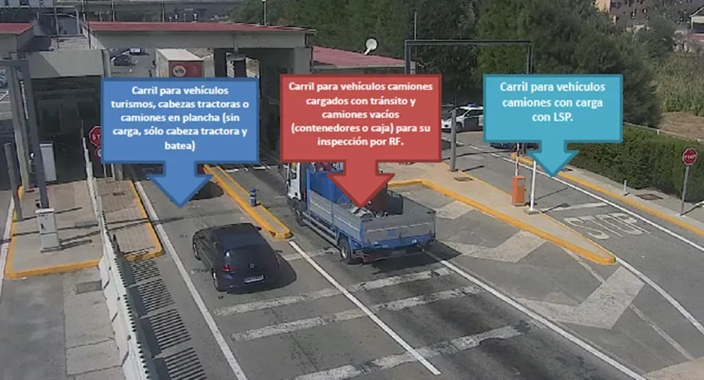 El Puerto de Algeciras activa el carril LSP en el Acceso Norte