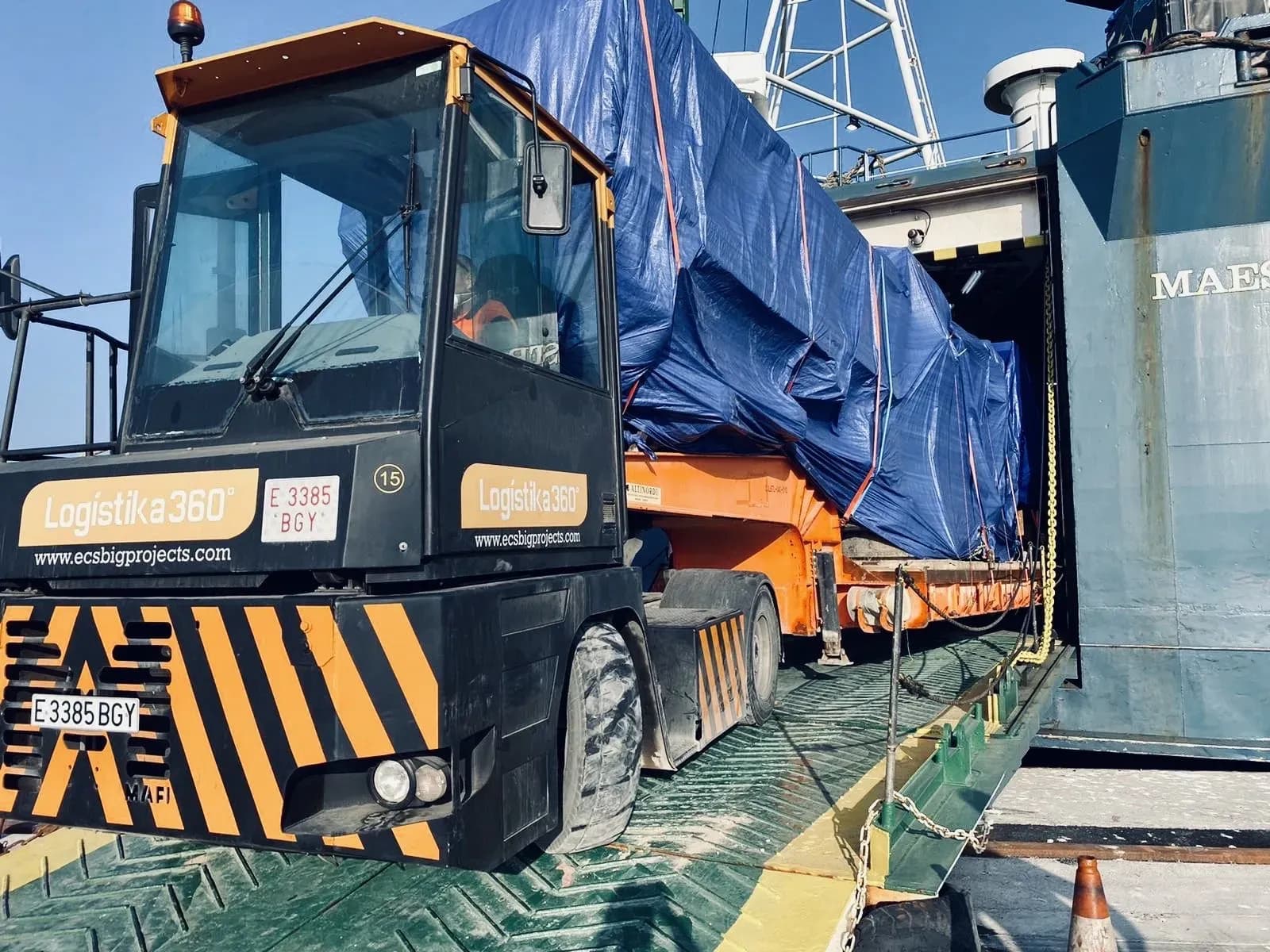 Grupo ECS 360 Logistics realiza un embarque directo desde Algeciras a Conakry