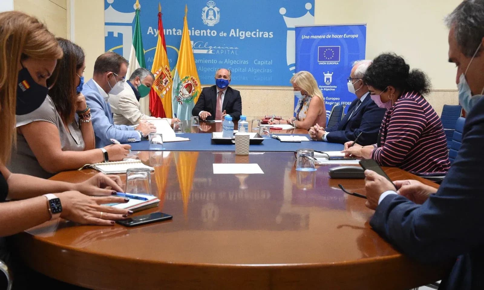 APBA y Ayuntamiento de Algeciras tratan de impulsar el empleo junto a otras Administraciones