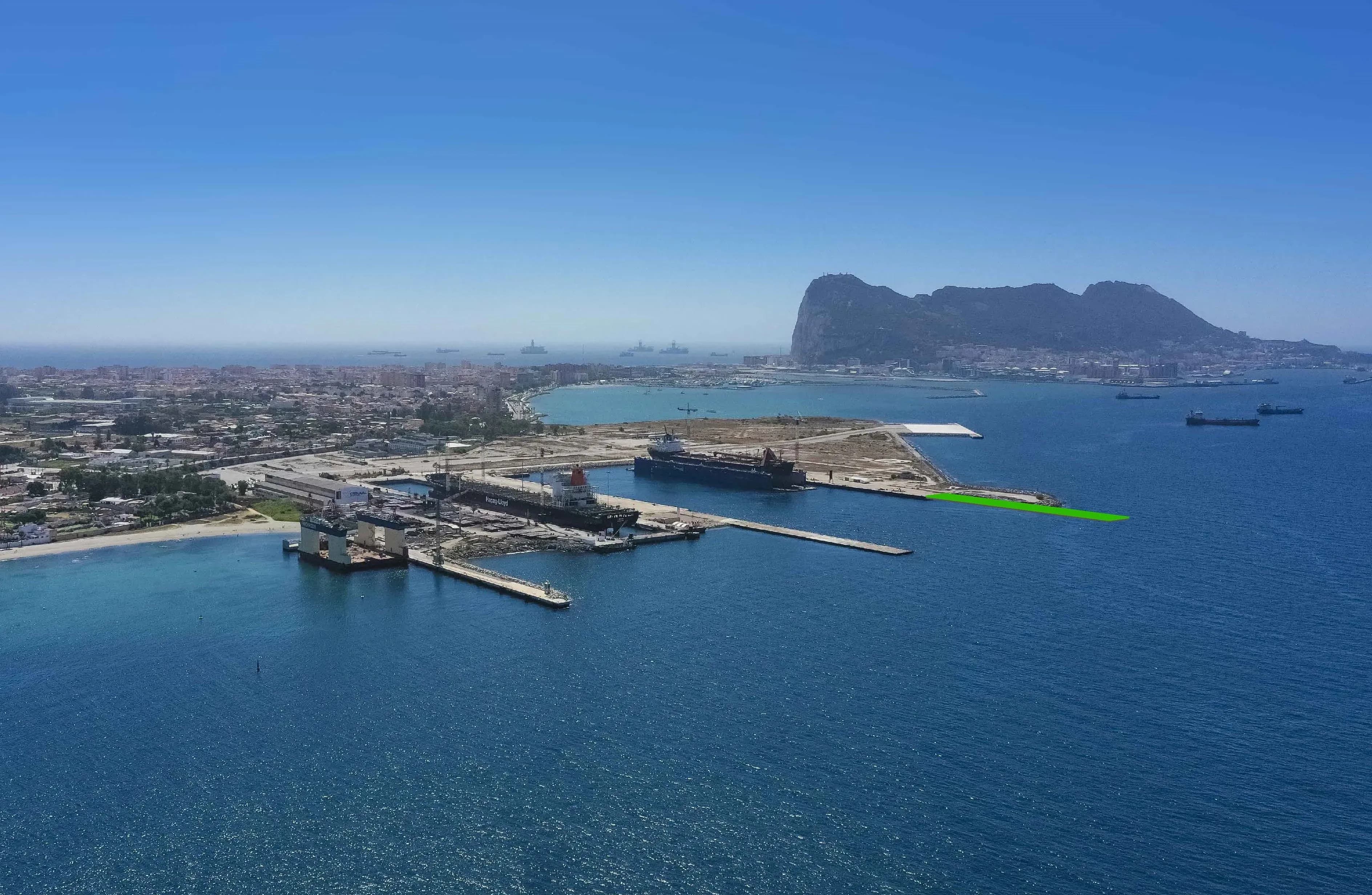 El Puerto de Algeciras prolongará el Muelle Sur de Campamento
