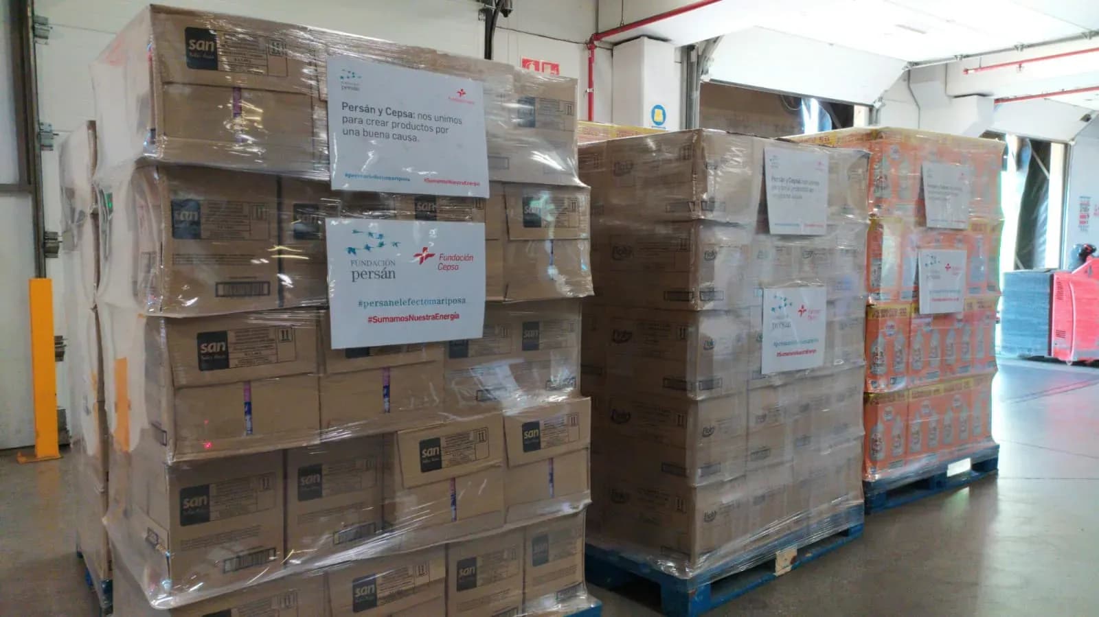 Las fundaciones Persán y Cepsa abastecerán de detergente a 18.000 familias durante tres meses
