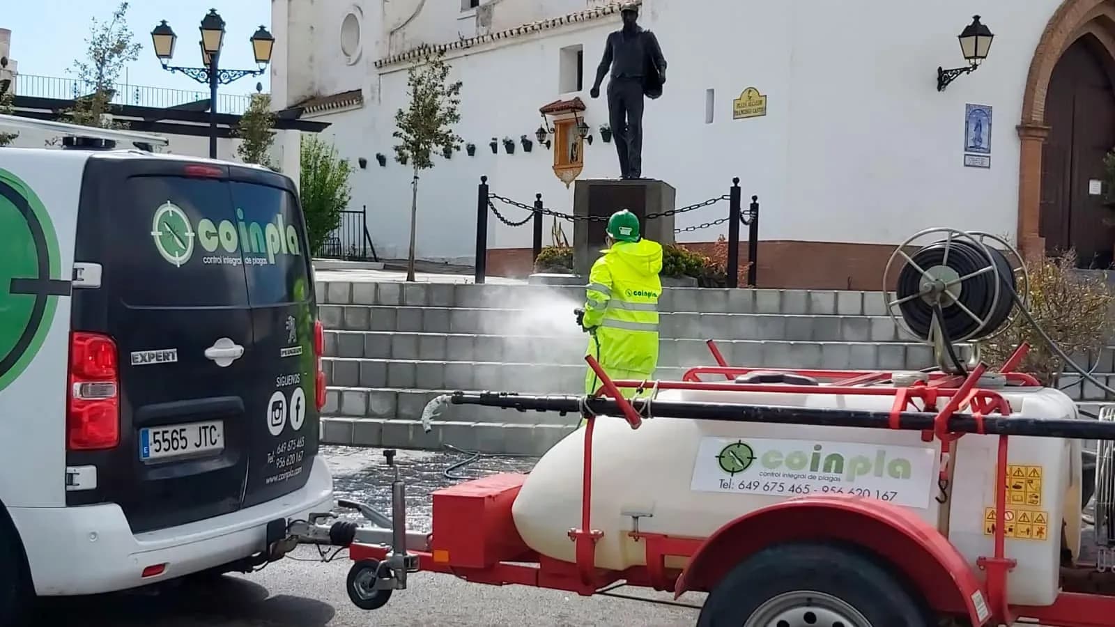 Coinpla colabora en la lucha contra el coronavirus en el Campo de Gibraltar