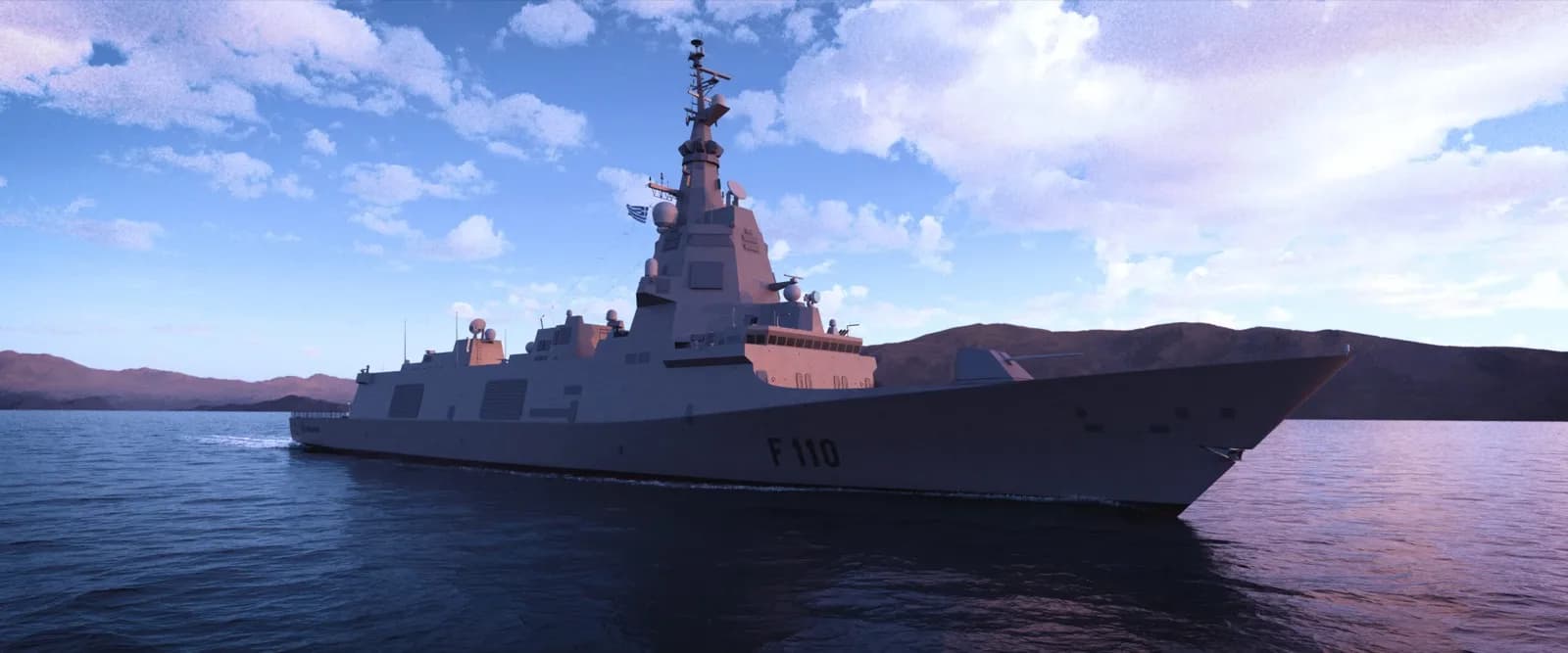 Navantia ofrece la fragata F-110 a la Marina Griega