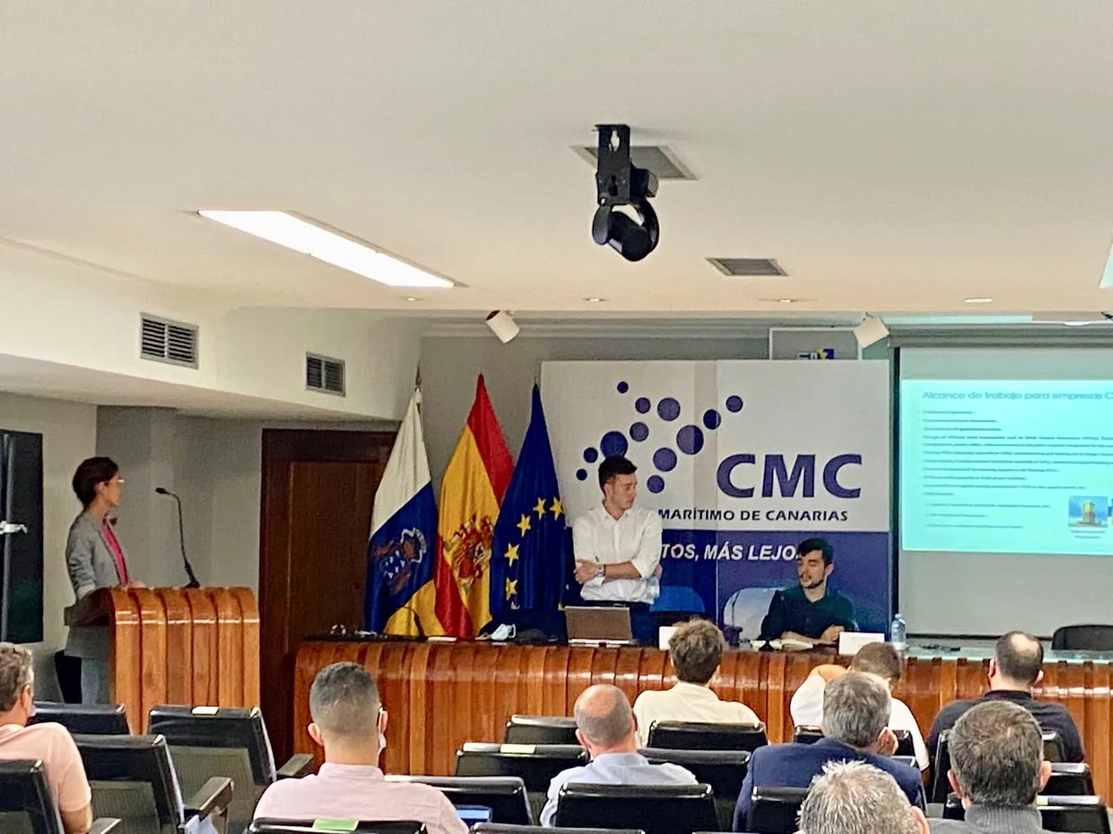 Las empresas del Clúster Marítimo de Canarias conocen los proyectos de Capital Energy