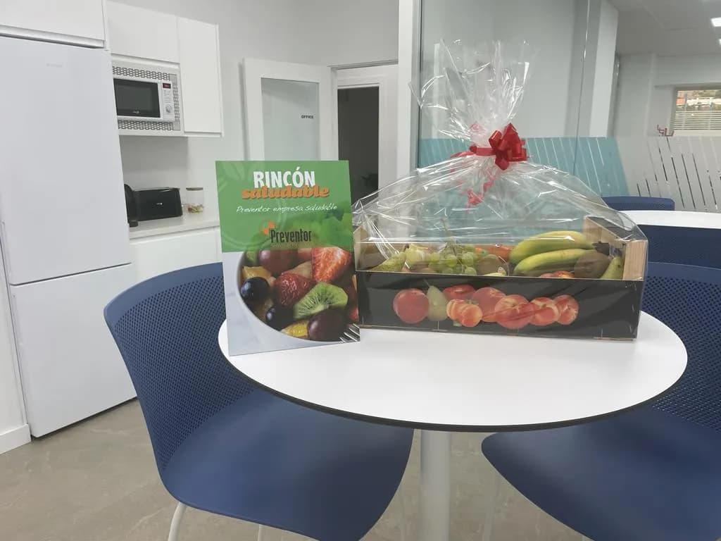 Preventor fomenta la alimentación saludable entre su equipo de profesionales