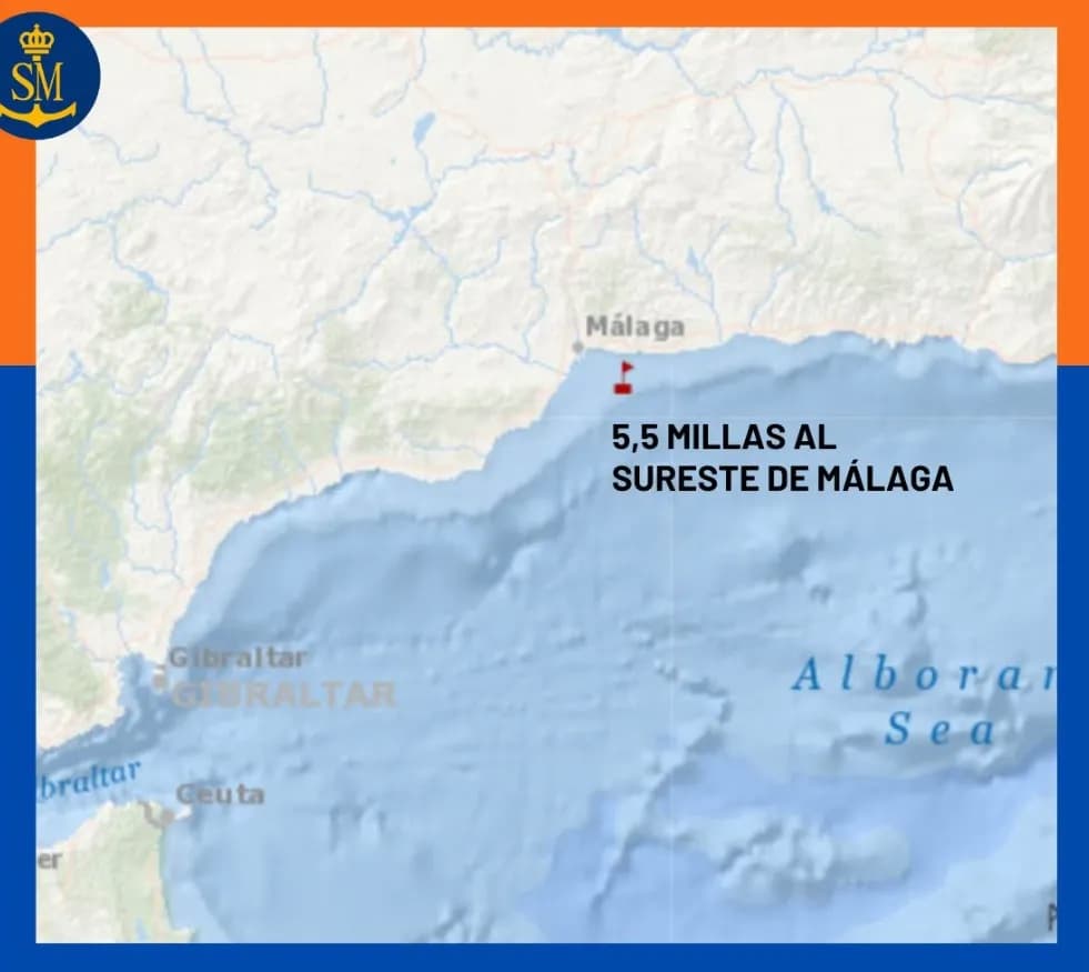 Rescatados los cuatro tripulantes del pesquero Portosol tras su hundimiento