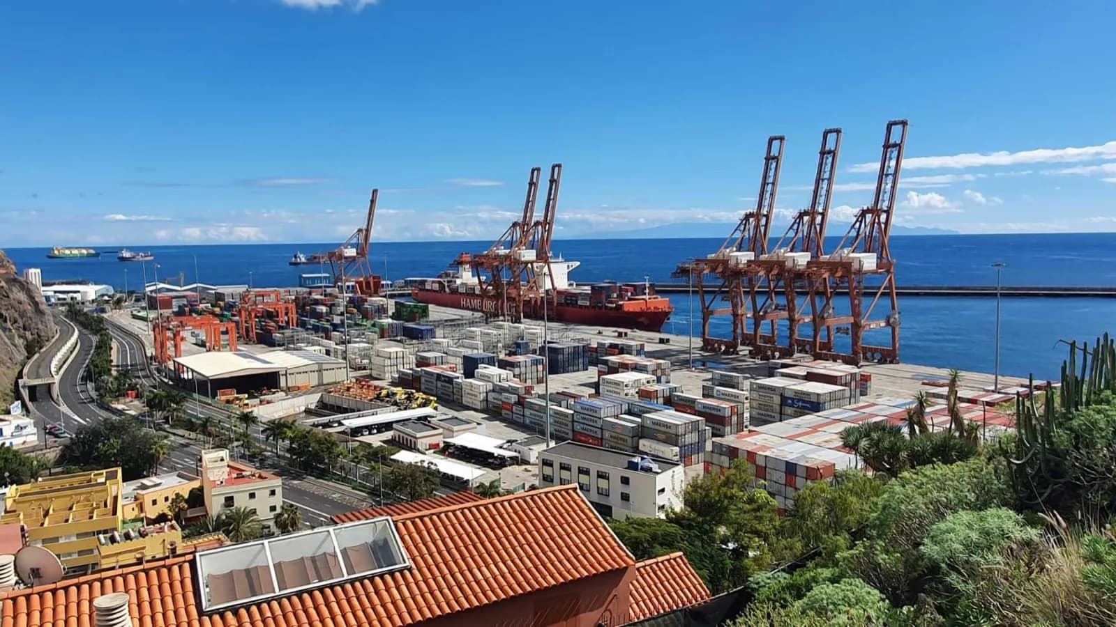 El puerto de Santa Cruz de Tenerife supera los 7 millones de toneladas de mercancías movidas hasta julio