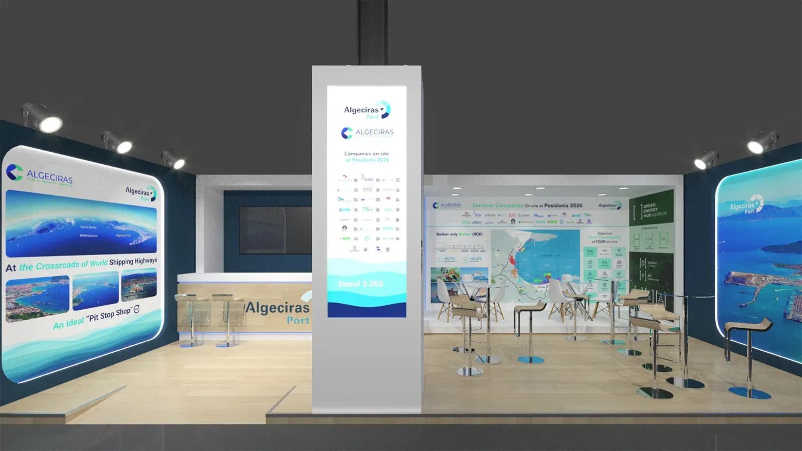 APBA y Comunidad Portuaria de la Bahía de Algeciras participan esta semana en la feria Posidonia 2026 de Atenas