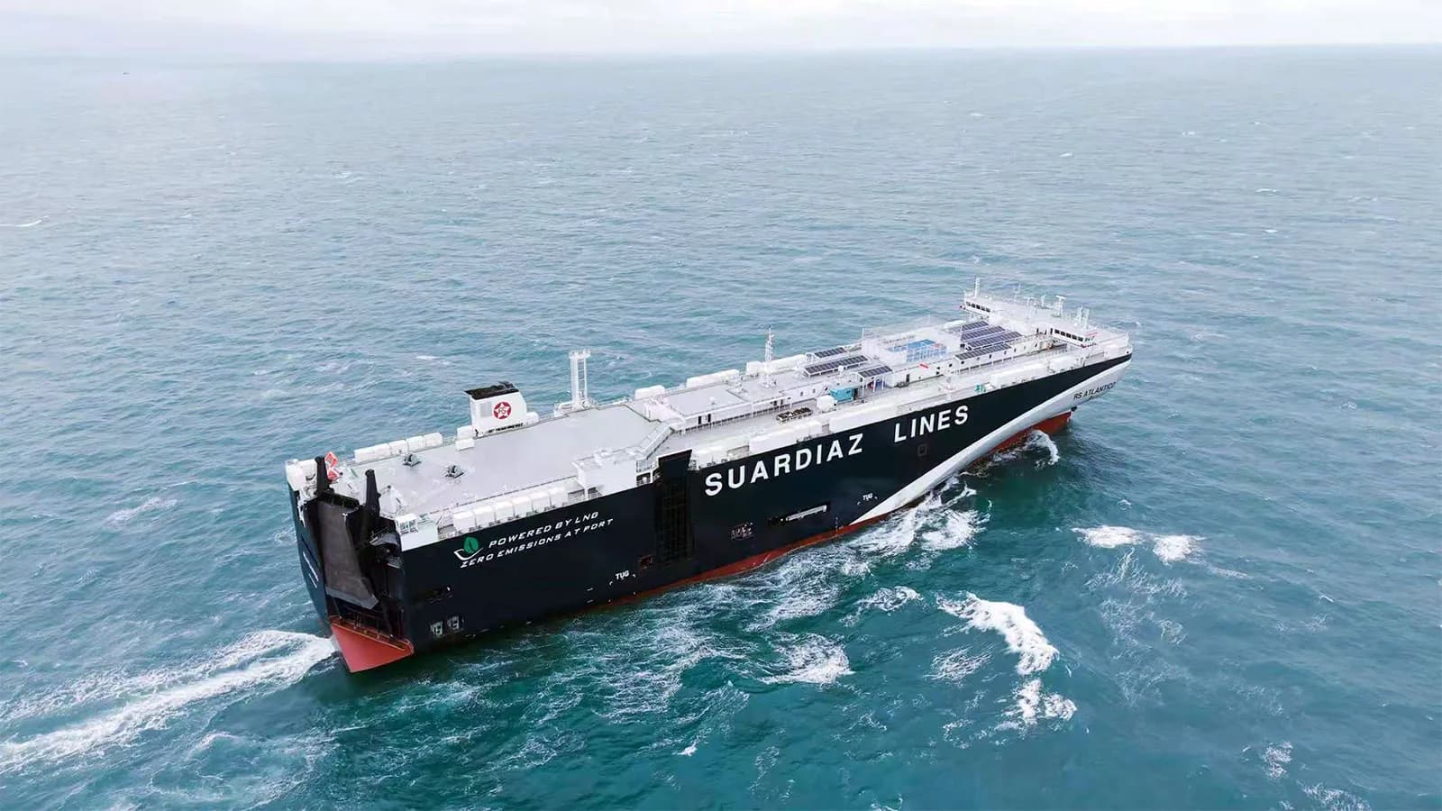 SUARDIAZ incorporates the RS Atlantico, a PCTC of 5,500 vehicles with dual-fuel LNG propulsion