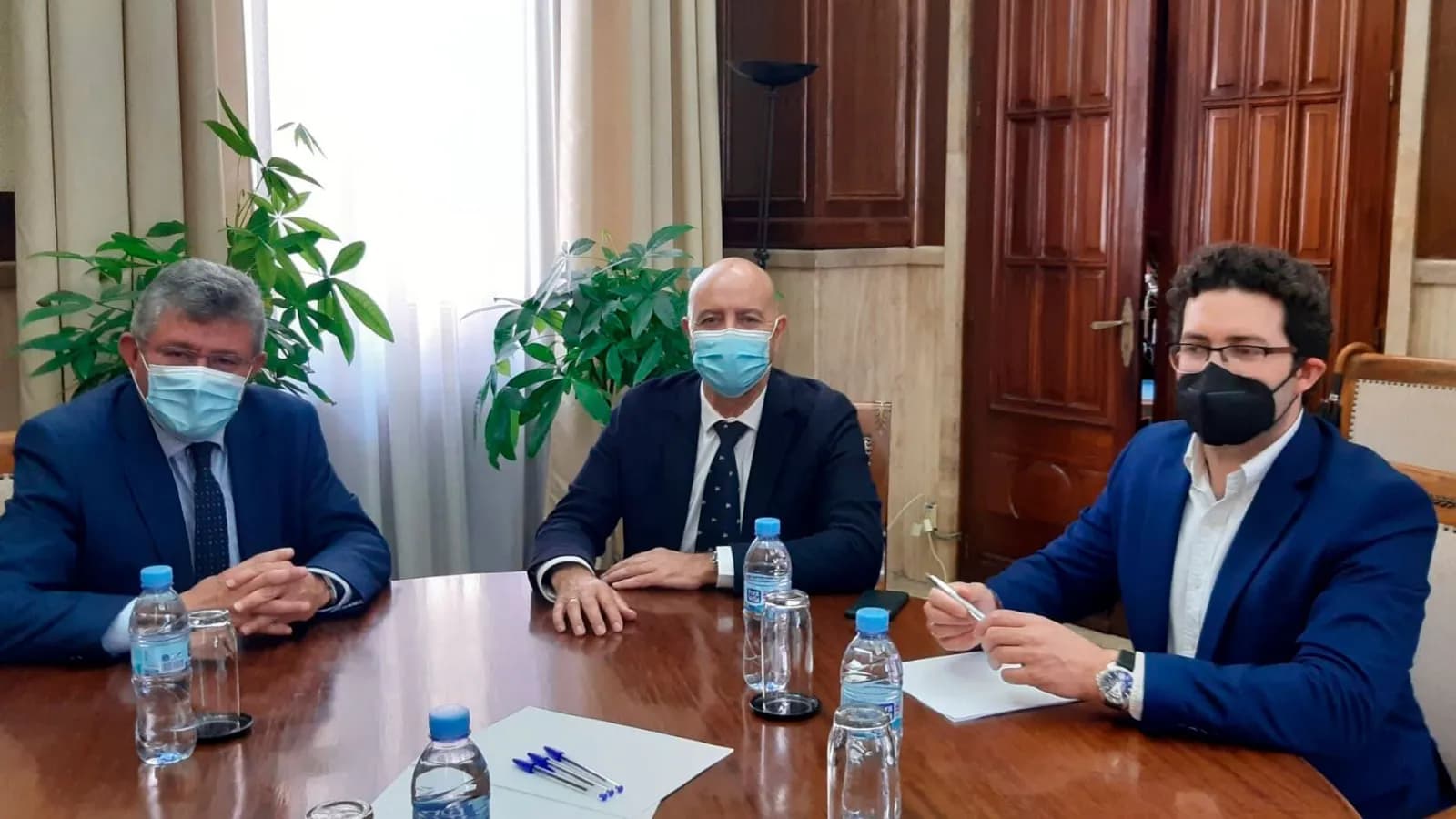 Subdelegación y Bahía Almeriport analizan el proyecto de conexión de la A7 con el puerto de Almería