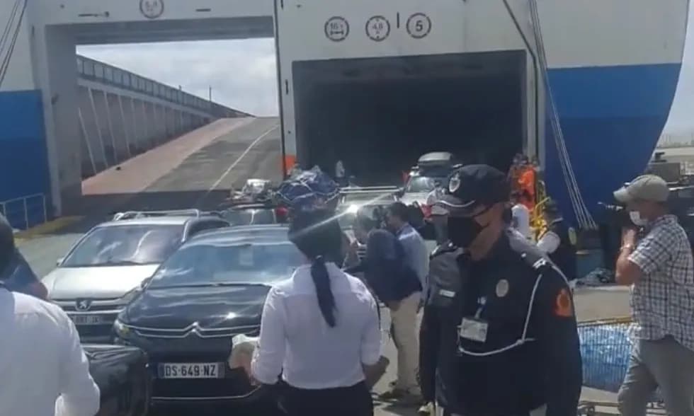 Festejan el estreno de la Operación Marhaba 2021 con la llegada del primer buque a Tánger Med procedente desde Marsella