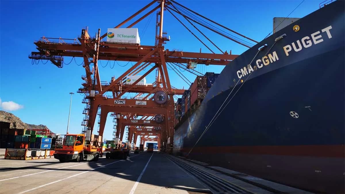TCTenerife consolida los transbordos de contenedores de CMA CGM