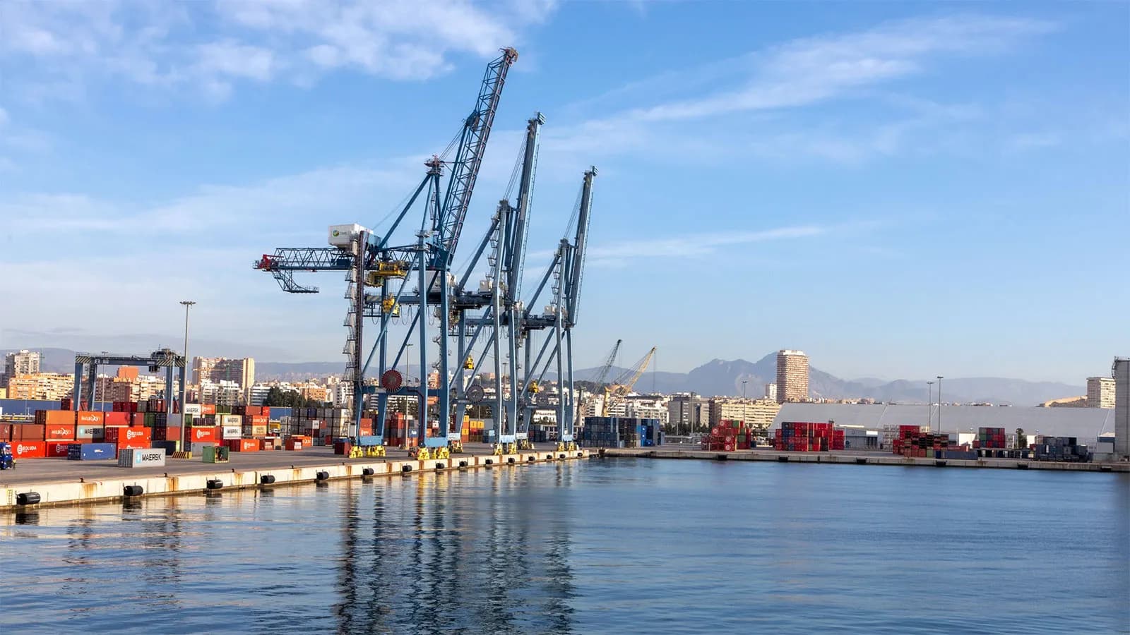 El Puerto de Alicante eleva un 26% su tráfico de mercancías hasta julio y alcanza los 143.489 TEUs