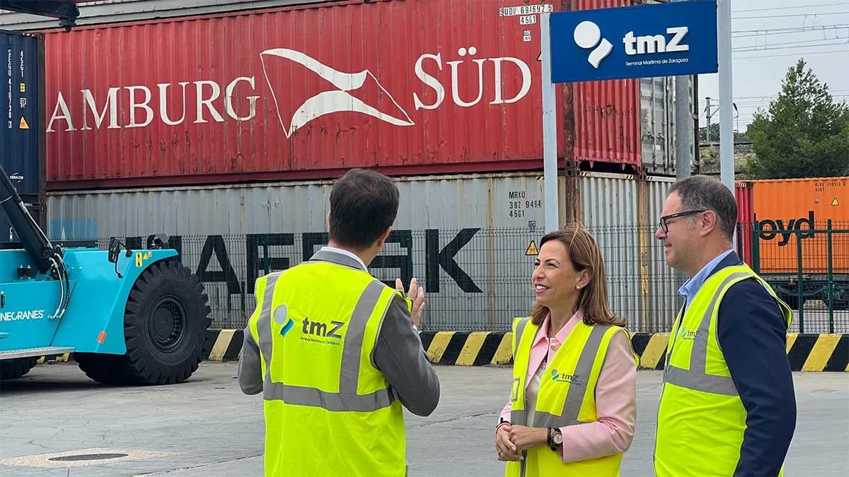 La ampliación de “Terminal Marítima de Zaragoza” recibe 1,8 millones de financiación europea