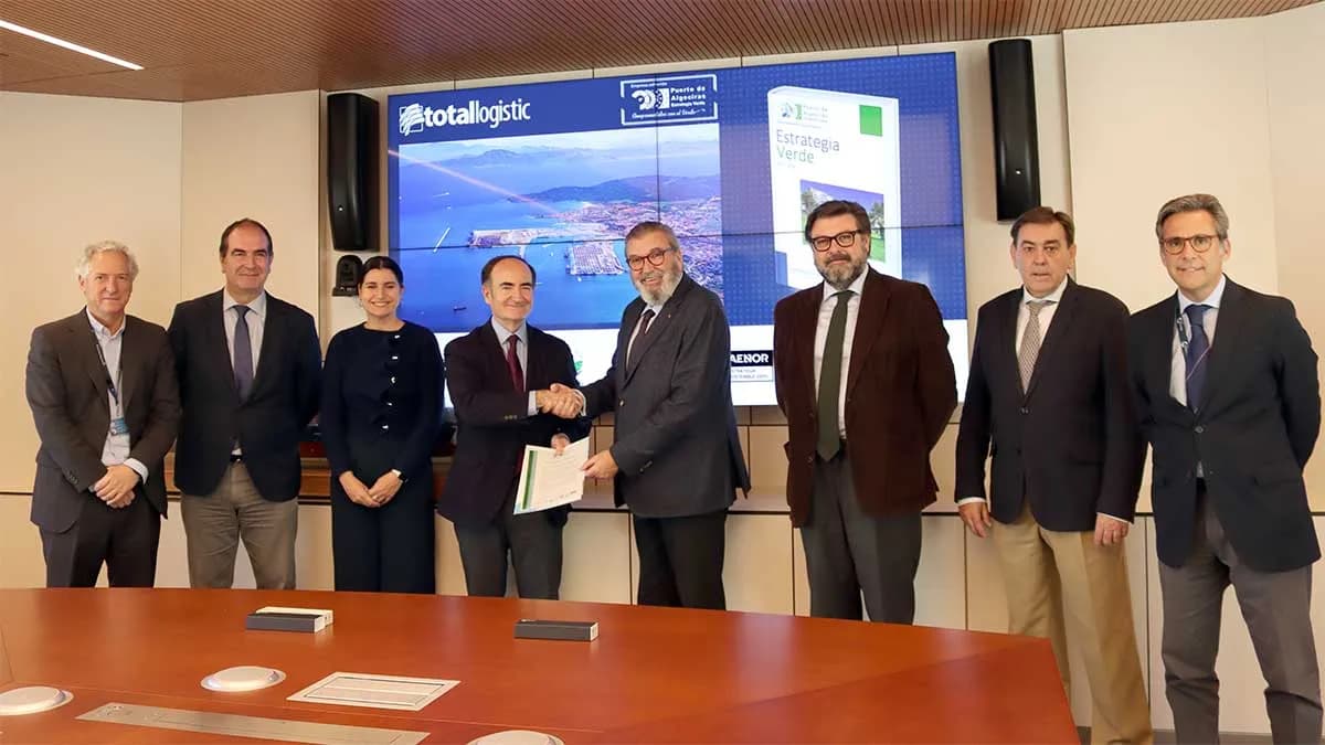 Total Logistic ratifica su compromiso con la sostenibilidad al adherirse a la Estrategia Verde del Puerto de Algeciras