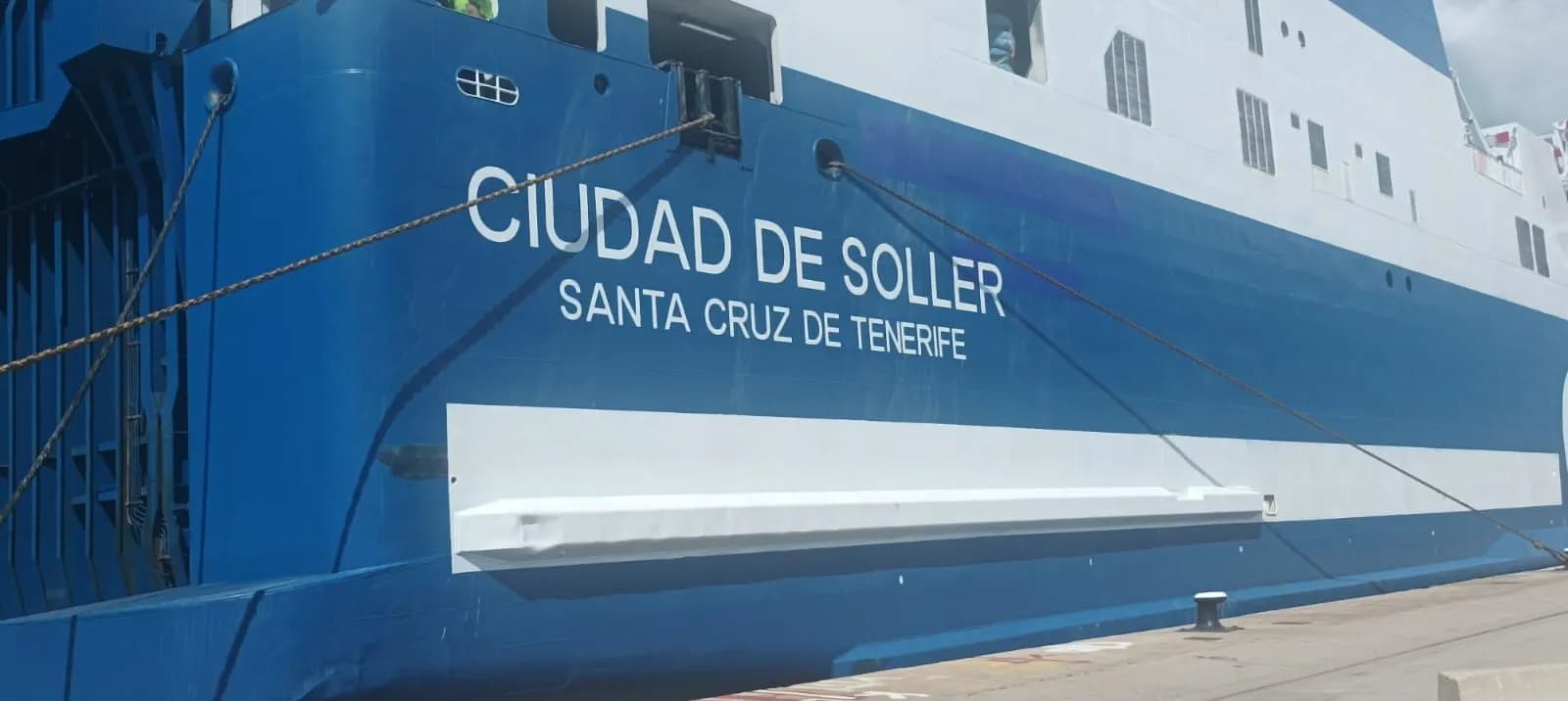 El ‘Ciudad de Sóller’ de Trasmed inicia operaciones con bandera y tripulación españolas