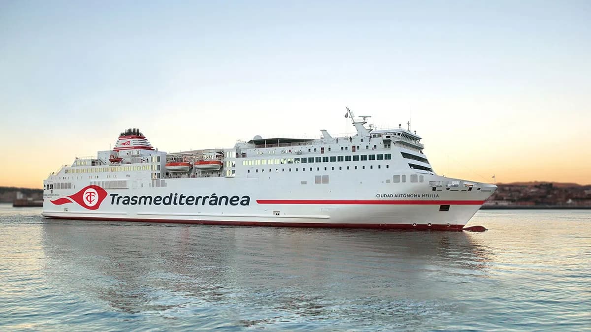 Armas Trasmediterránea reforzará la conexión entre Málaga y Melilla a partir del mes de julio