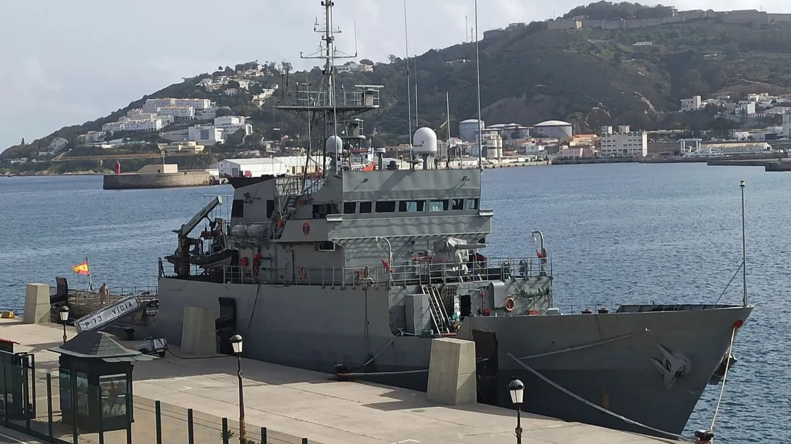 El patrullero ‘Vigía’ inicia misión de vigilancia y seguridad en el Estrecho de Gibraltar y el mar de Alborán