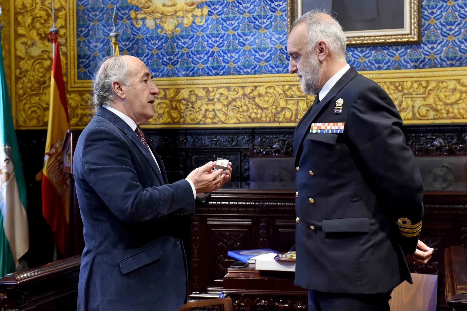 El Comandante Naval de Algeciras se despide al pasar a la reserva