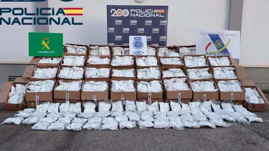 Desarticulada una red internacional de tráfico de cocaína a través de los puertos de Algeciras y Valencia