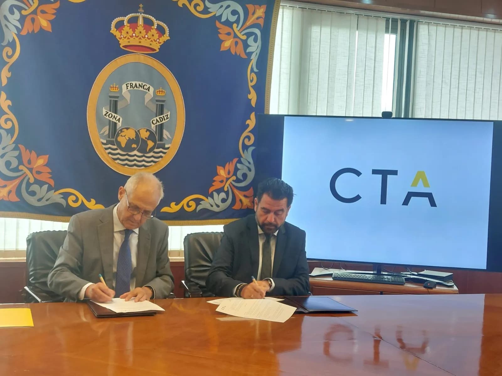 Zona Franca de Cádiz y CTA firman un protocolo para impulsar la incubadora de Economía Azul Incubazul