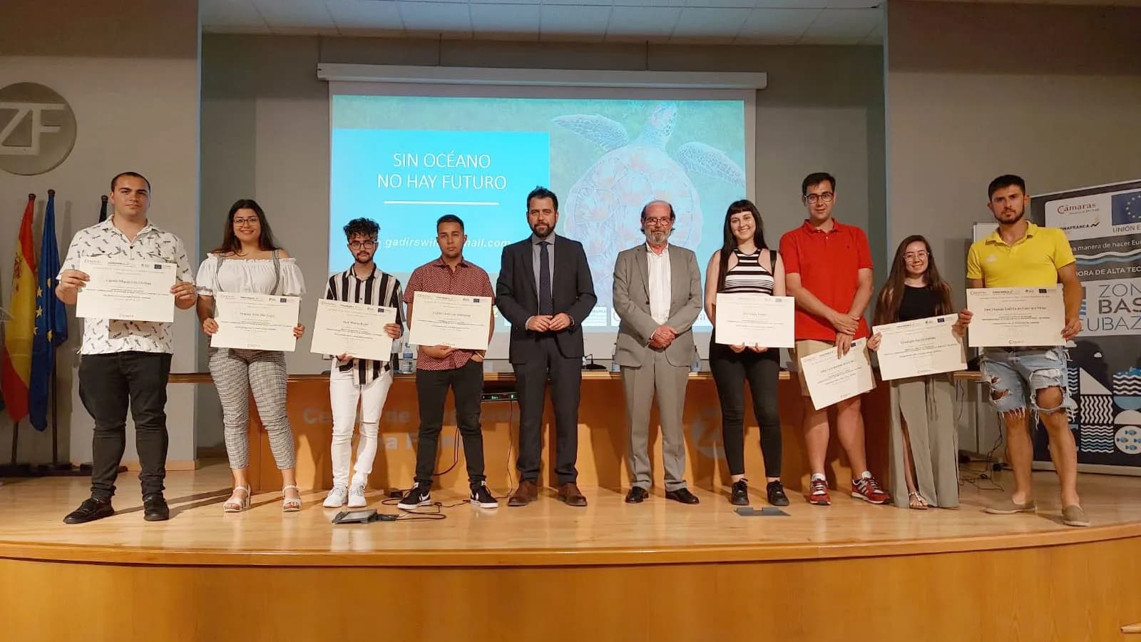Zona Franca de Cádiz e Incyde finalizan los programas formativos sobre sector marítimo y biotecnología