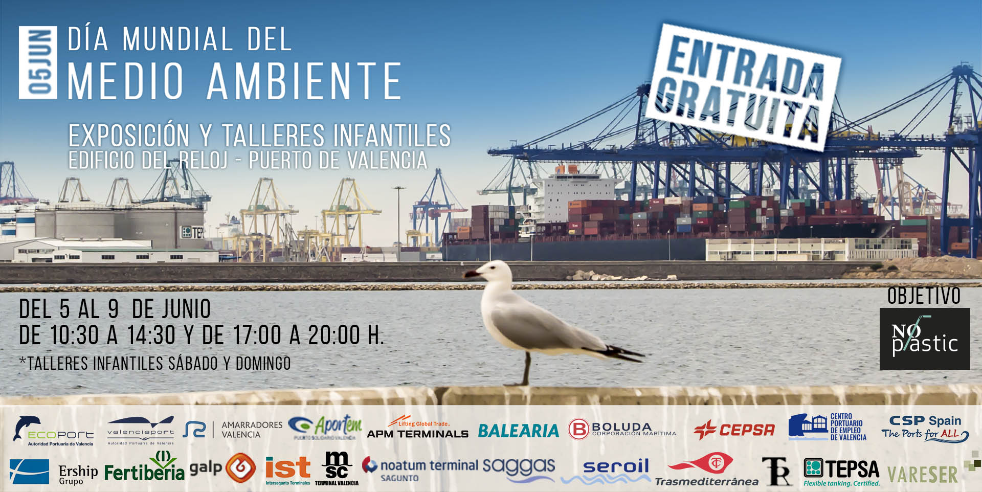 La comunidad portuaria de Valencia se vuelca con el Día Mundial del Medio Ambiente