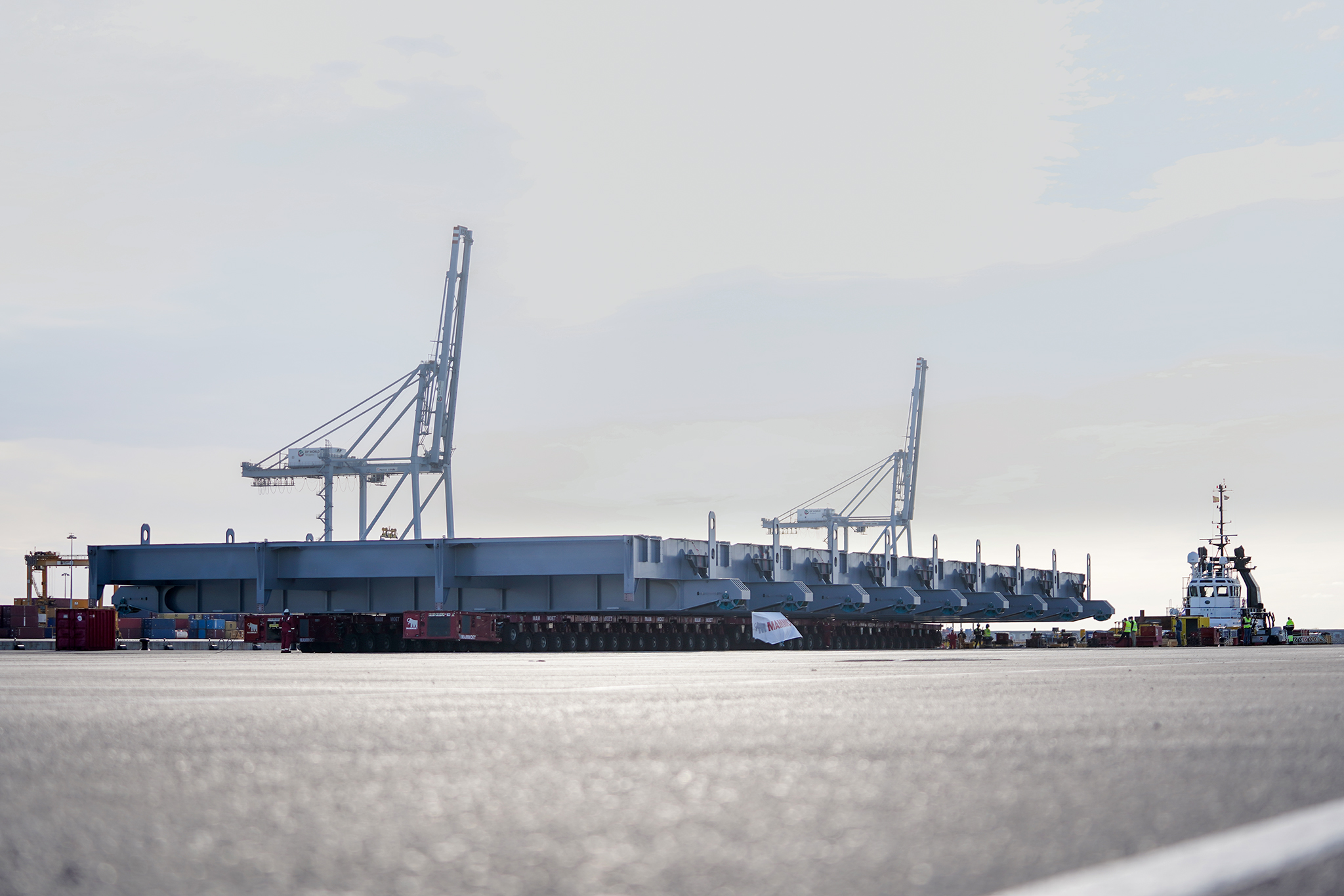 Concluye la operativa del synchrolift construido en el puerto de Tarragona