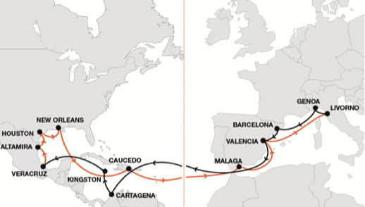 Hapag Lloyd elige Málaga como puerto de escala en la línea regular del servicio Mediterranean Gulf Express