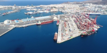 La fortaleza del Puerto de Las Palmas mantiene al sistema de la APLP en un positivo de casi el 8% en febrero
