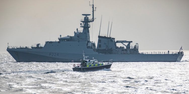 Ejercicio marítimo de fuerzas de seguridad militares y civiles británicas para reforzar la capacidad estratégica en el Mediterráneo