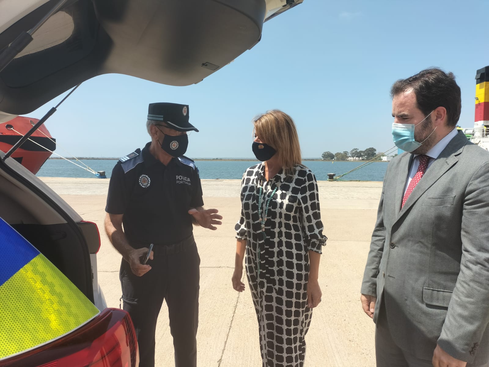 La Policía Portuaria de Huelva cuenta con dos nuevos vehículos todocamino