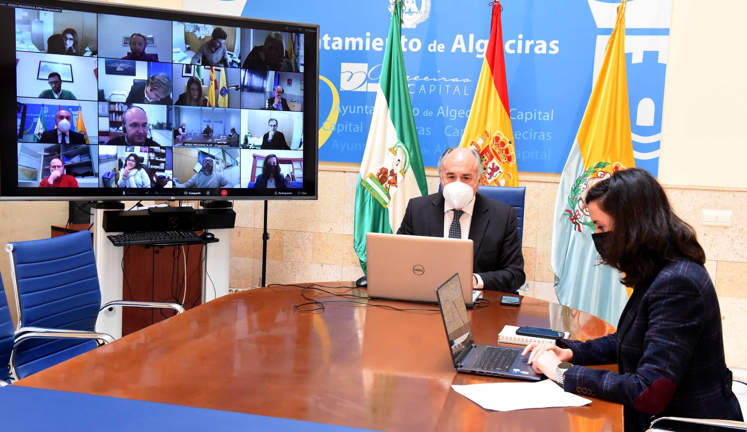 Coordinación institucional sobre los avances del proyecto del Lago Marítimo de Algeciras