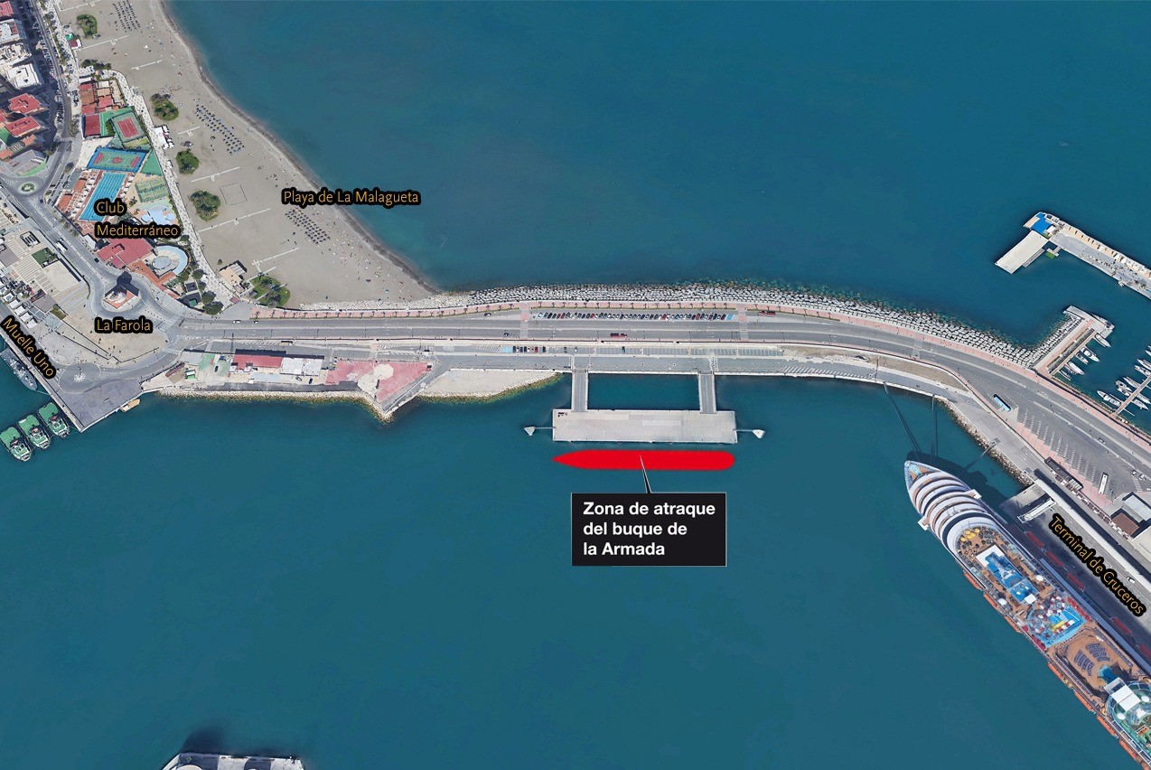 El Puerto de Málaga volverá a acoger la llegada de la Legión el próximo Jueves Santo