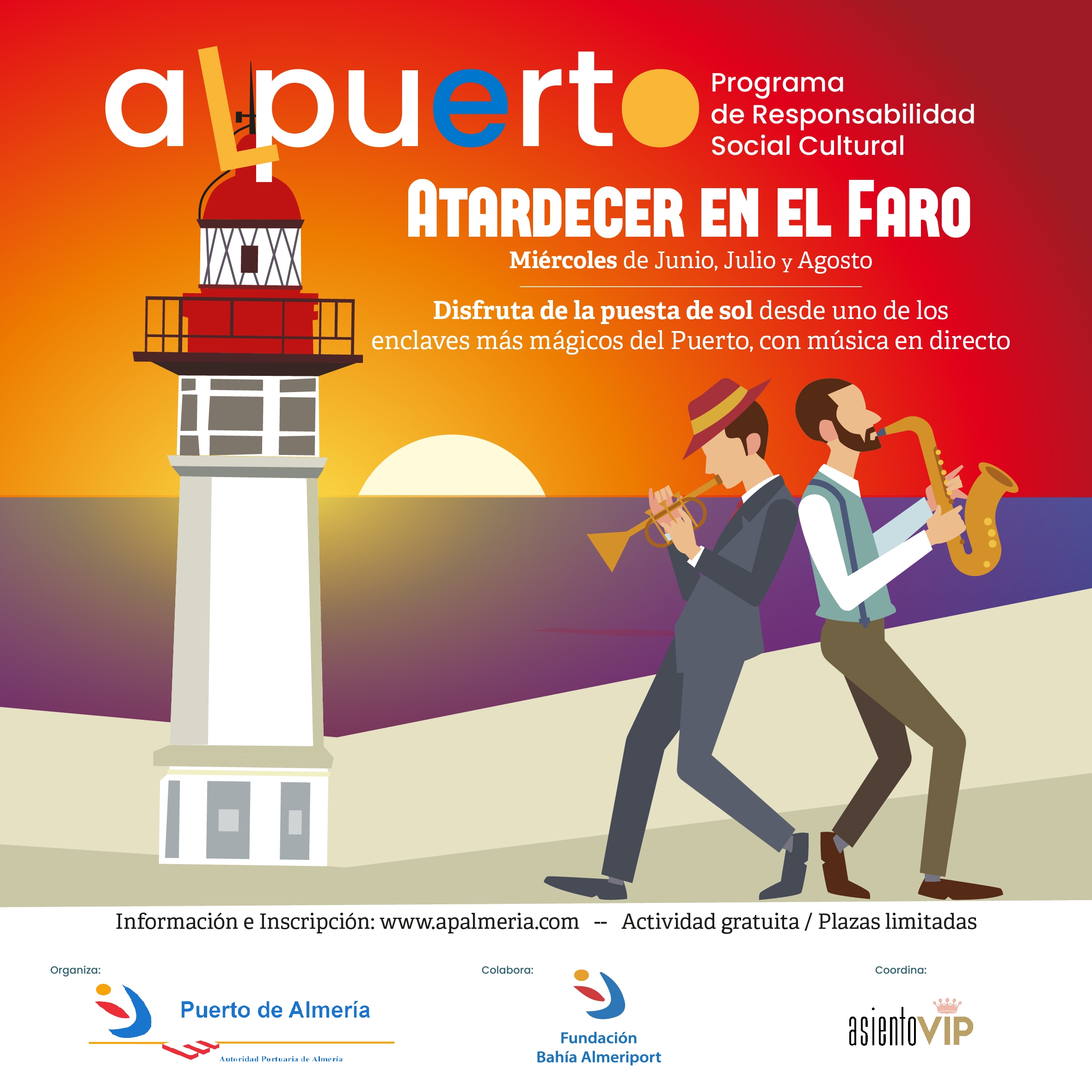 Agotadas las plazas para ver los atardeceres en el Faro de Almería