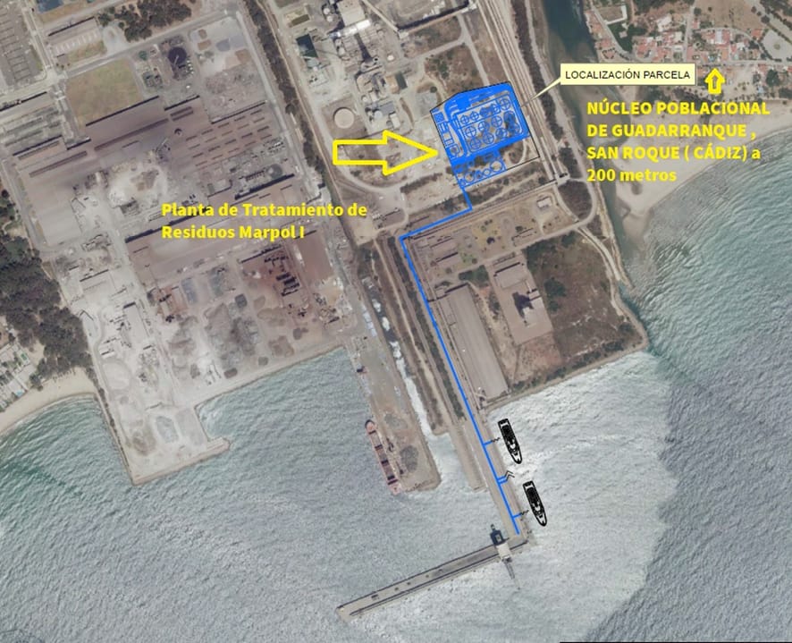 Verdemar se opone a la implantación de una planta de residuos MARPOL en la Bahía de Algeciras