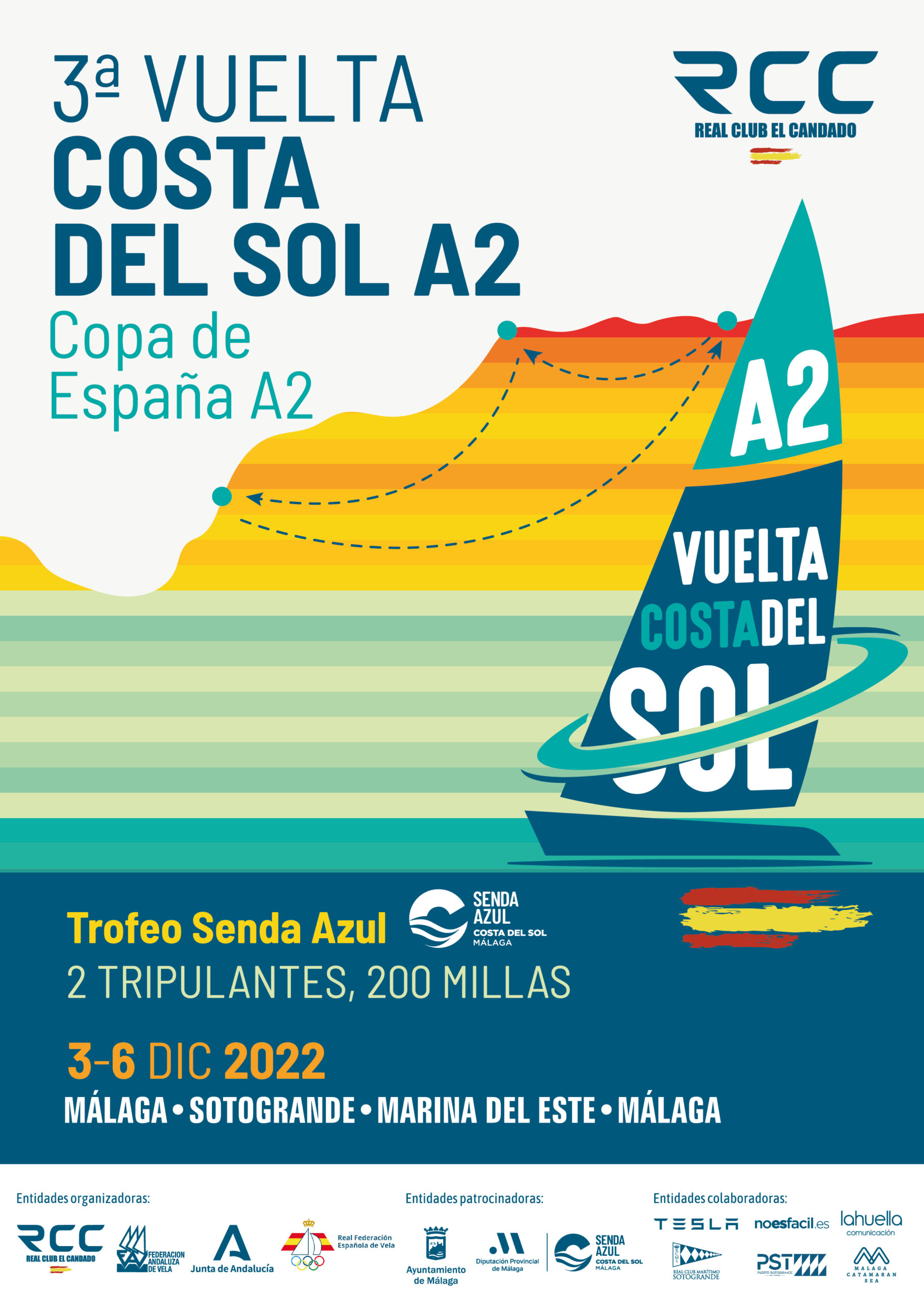 Este sábado arranca la 3ª Regata Vuelta Costa del Sol A2, Trofeo Senda Azul